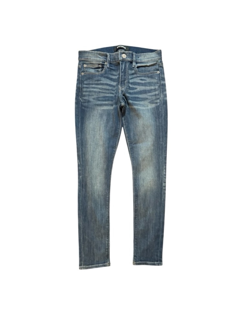 Express Women's Skinny Jeggings in Faded Blue Wash